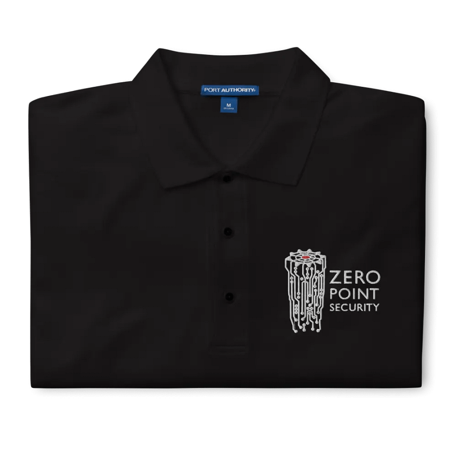Zero-Point Polo Shirt (Black) product image (8)