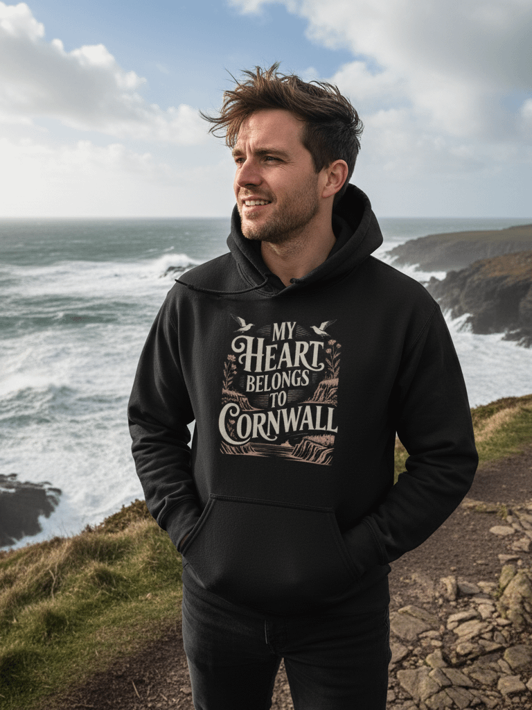 My Heart Belongs To Cornwall - Classic Hoodie product image (2)