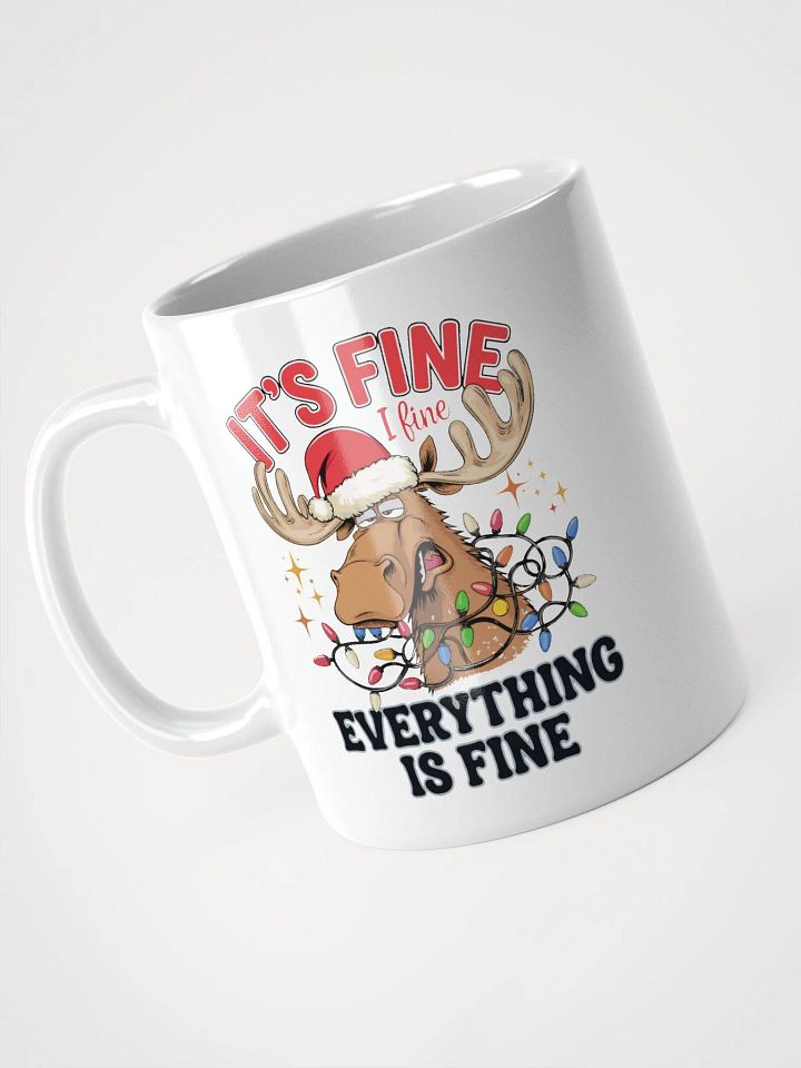 Festive Moose 'It's Fine' Mug product image (2)