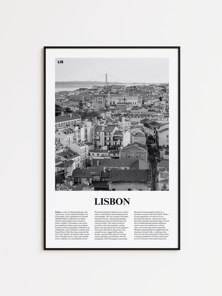Lisbon 03 Newspaper Poster product image (1)