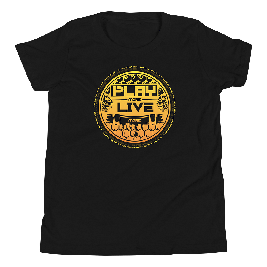 Play More Live More Youth Short Sleeve T-Shirt product image (16)