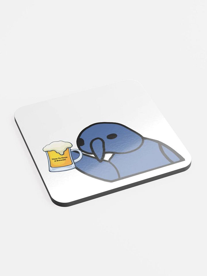Time To Have a BrewSki - Glass Coaster product image (2)