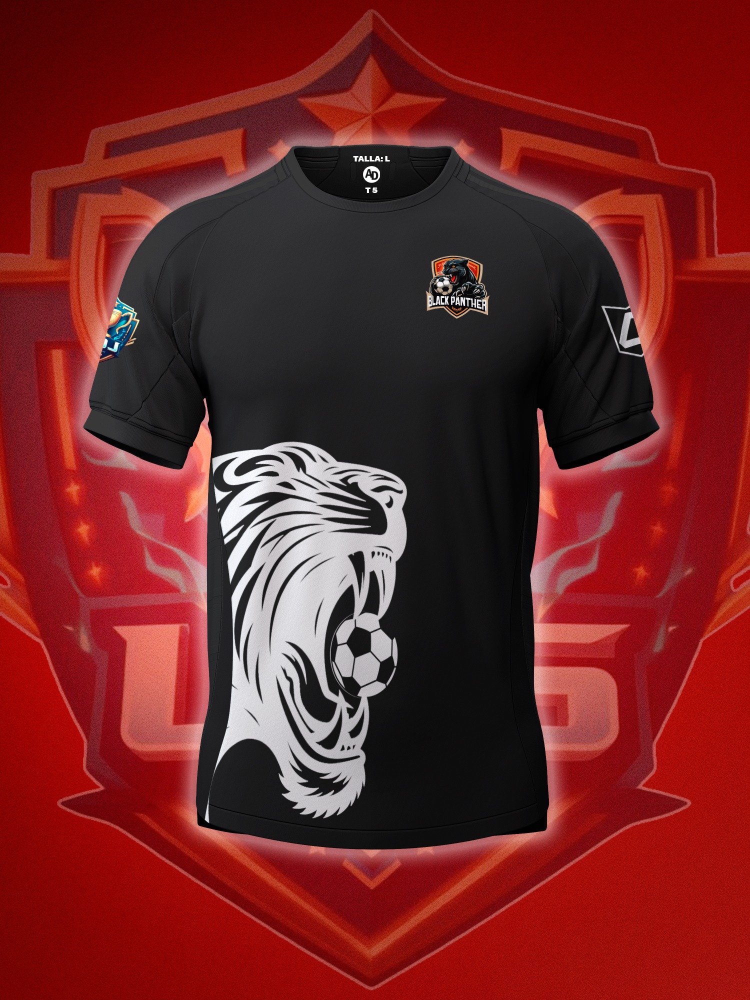 👕 Camiseta Oficial Black Panthers LCS 🖤🐾🛫 Envios en España product image (1)