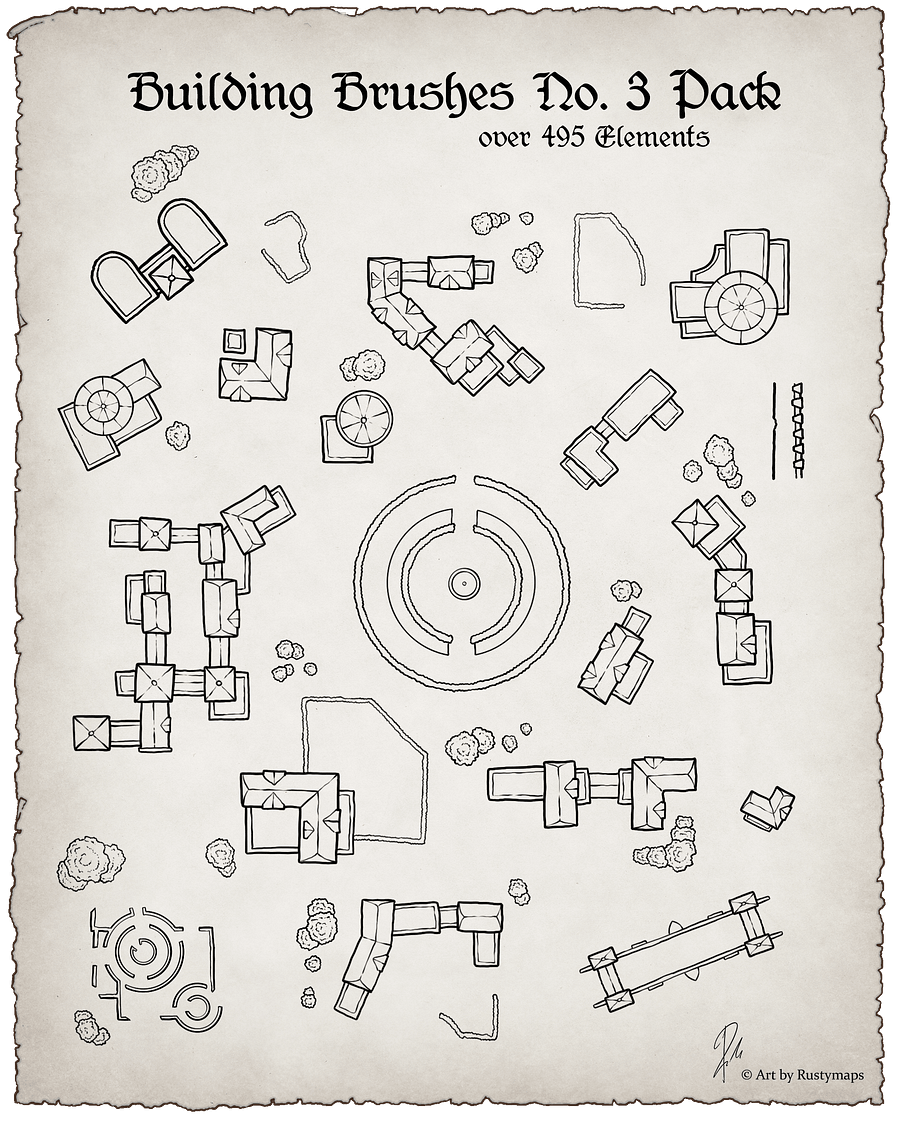Map maker - Brush final bundle Pack product image (4)