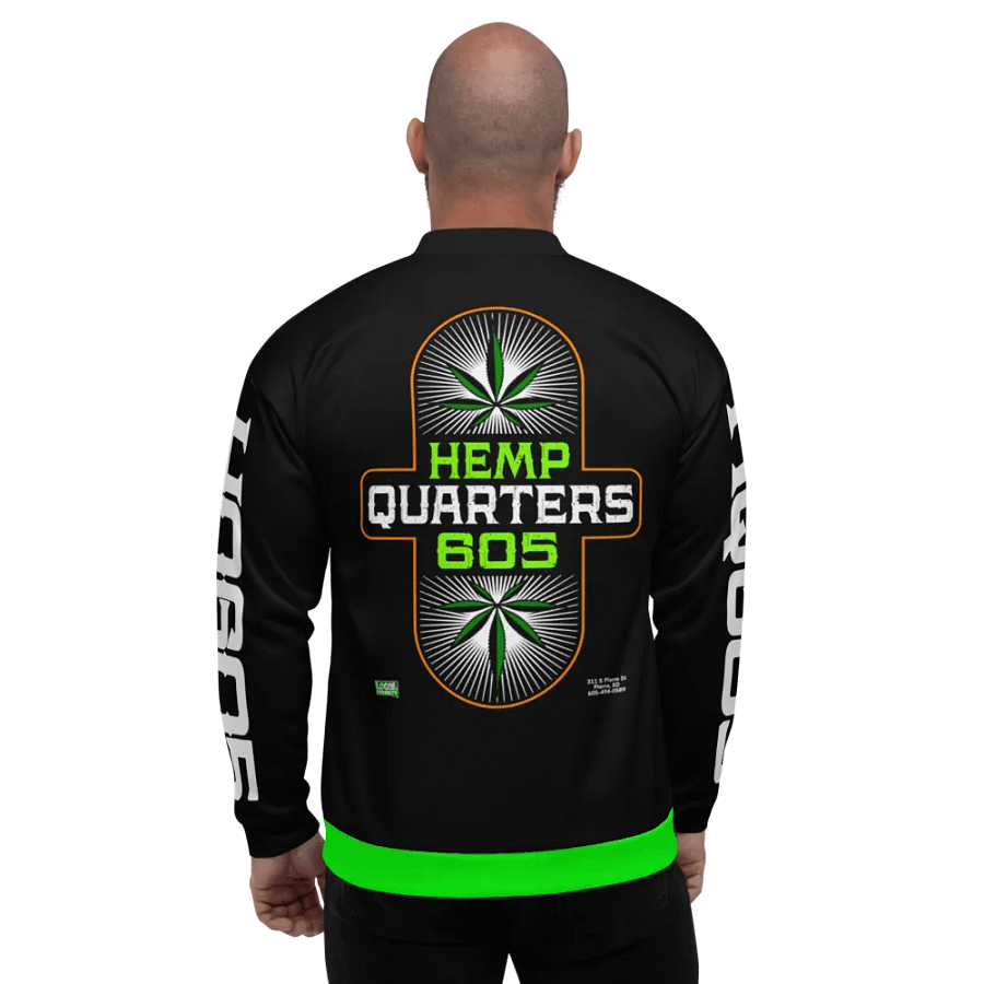 HempQuartes Neon Green Zip Up Jacket product image (3)