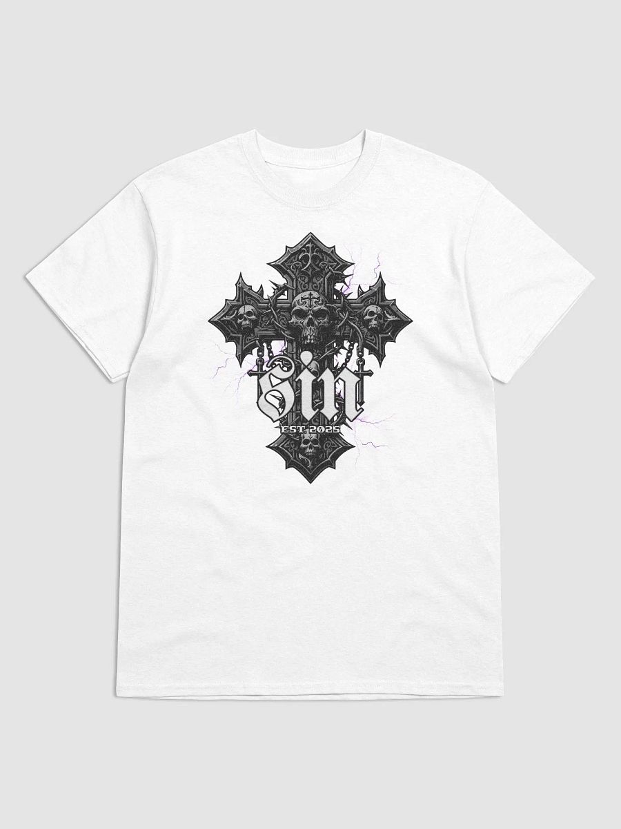 Flash Skull Sin | Gildan Unisex Heavyweight T-Shirt product image (3)