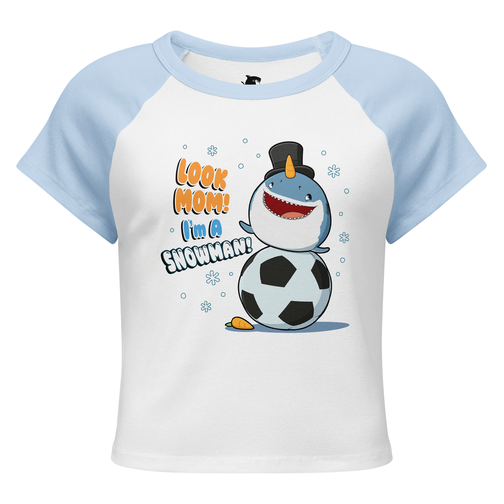 SNOWMAN Women's Micro Rib Baby Tee product image (1)