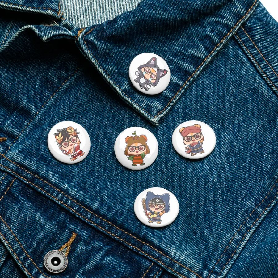 Kuma Cosplay Pins Set 002 product image (11)