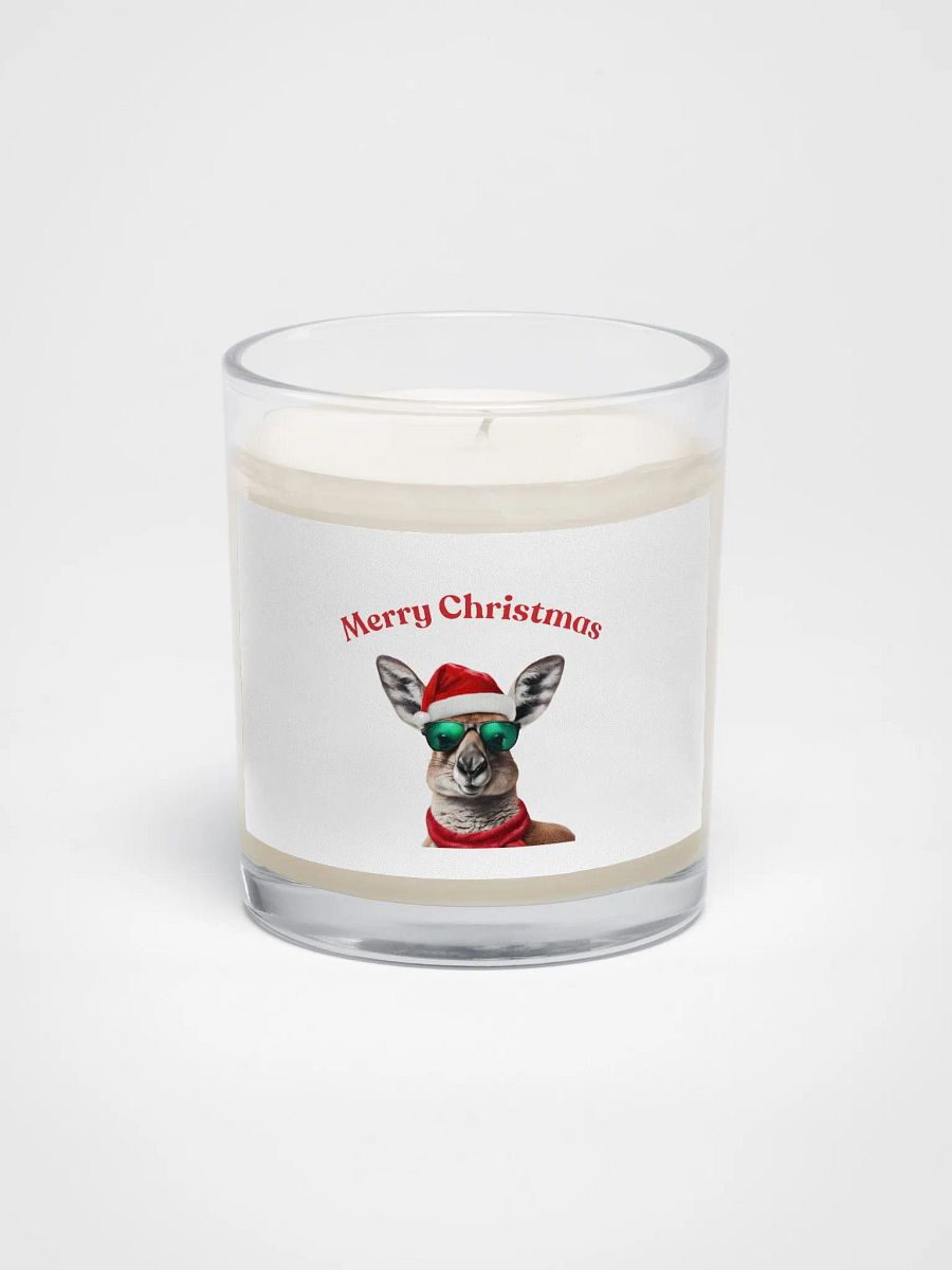 Kangaroo Claus Soy Wax Candle - Red product image (1)
