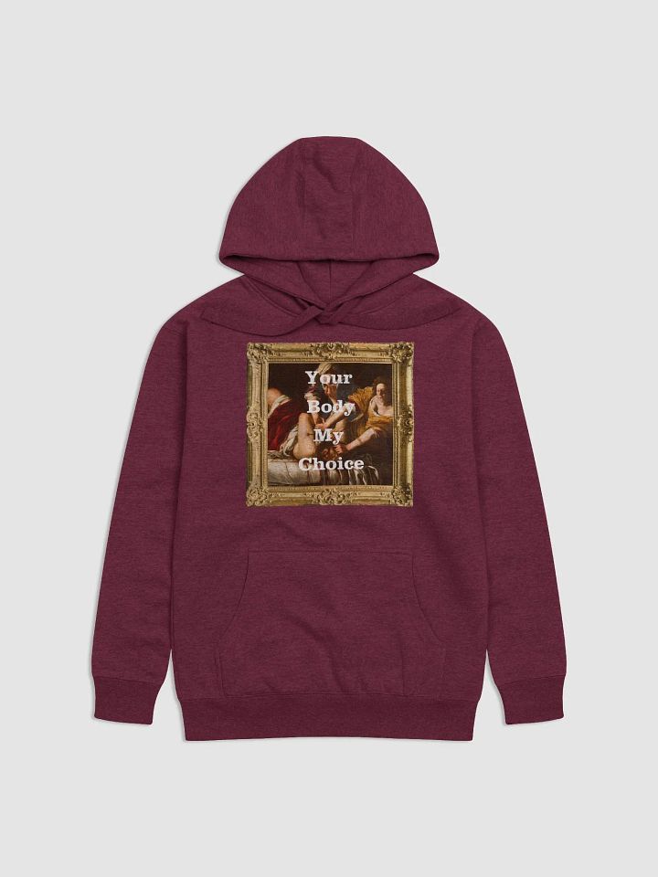 Judith Slaying Your Body My Choice Framed Hoodie product image (1)
