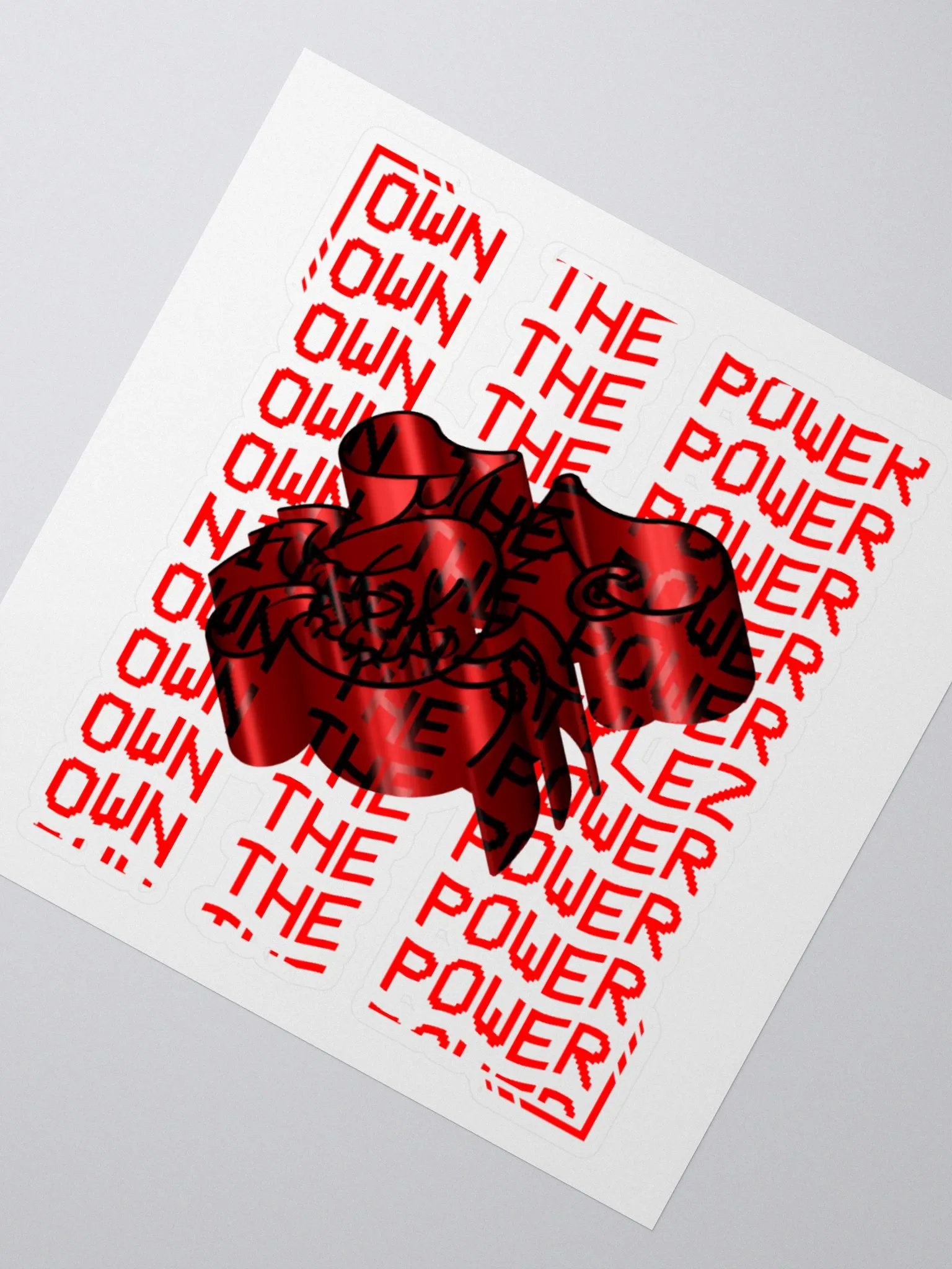Wave 6 - Red Wave Sticker product image (2)