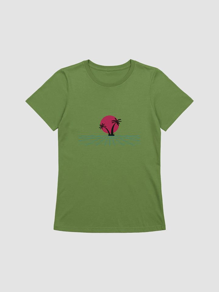 Retro-Futuristic Sunset Women's Relaxed T-Shirt product image (1)