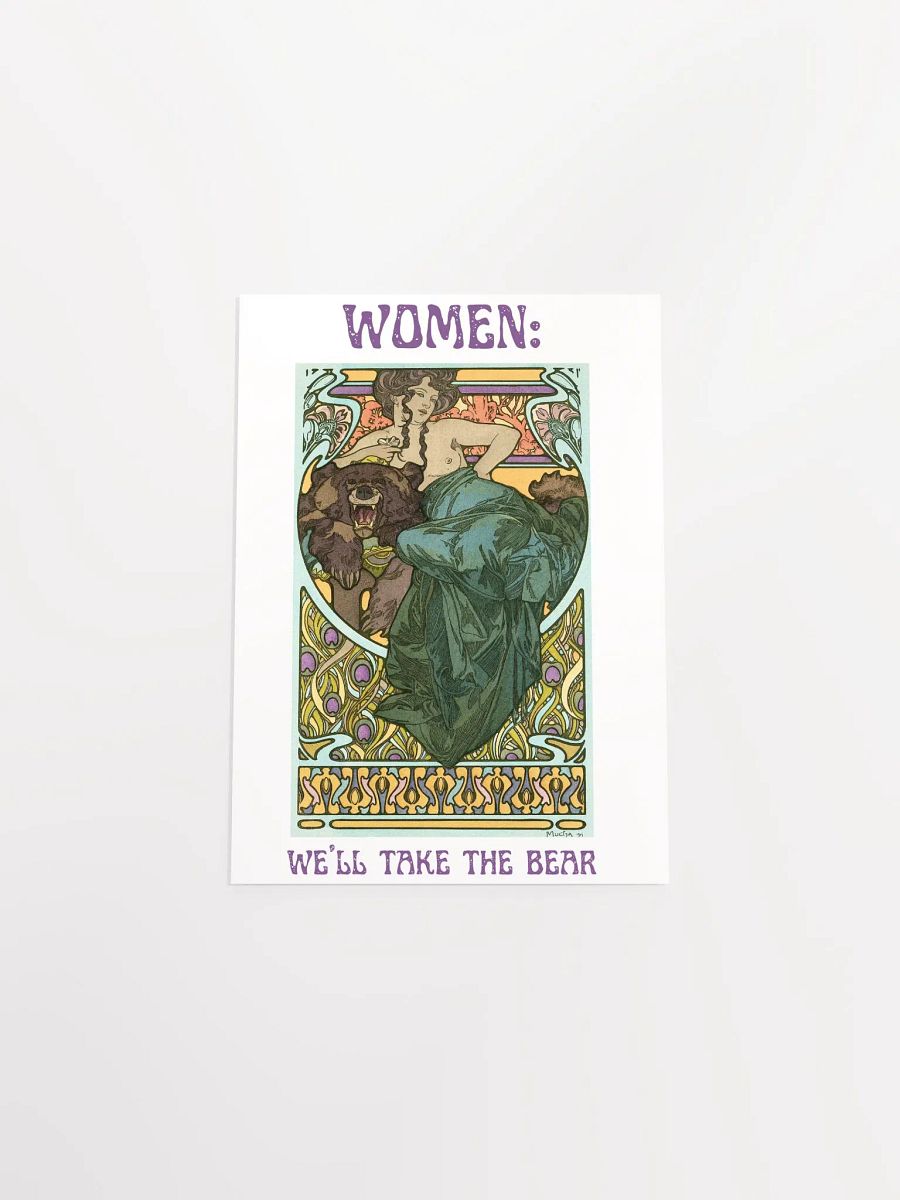We'll Take The Bear: Retro Art Print product image (10)