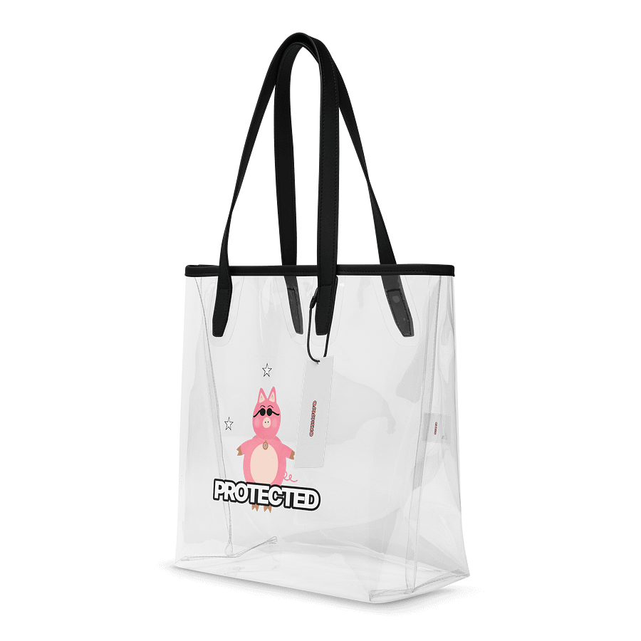 Stylish Urban Pig Clear Tote Bag product image (4)
