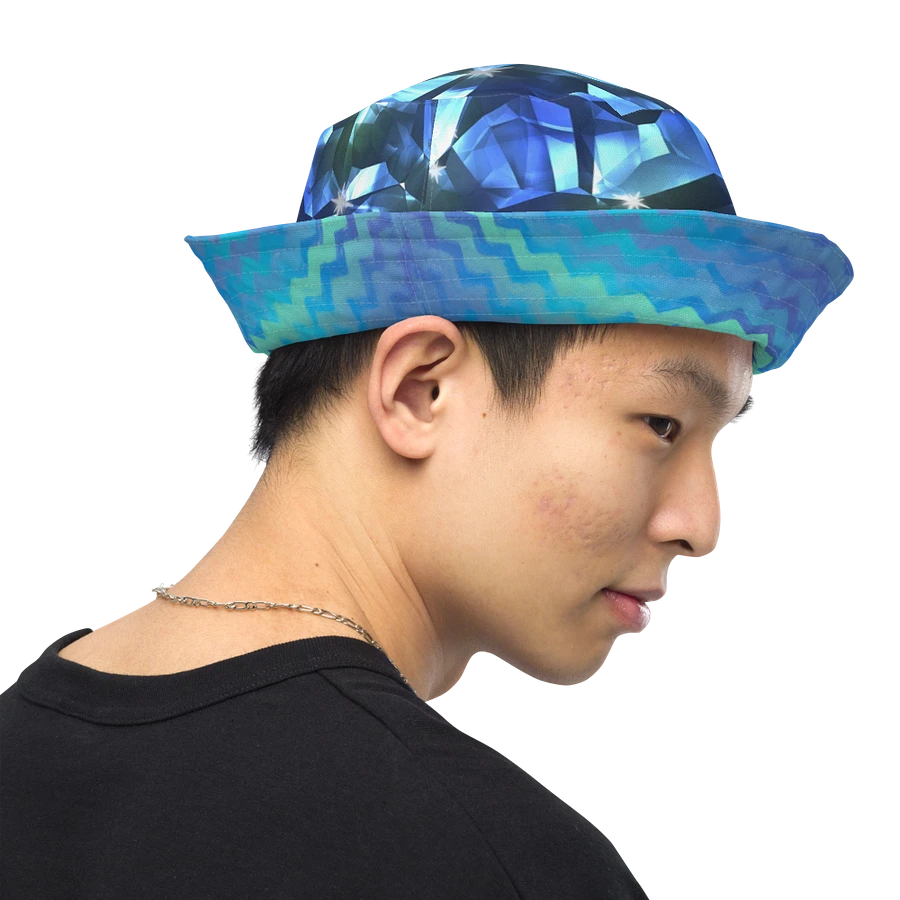 Blue Crystal Pattern Buckethat product image (50)