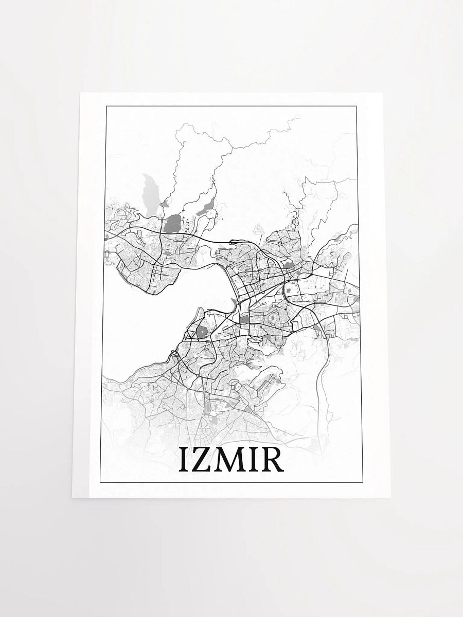 İzmir, Türkiye, city map print product image (19)