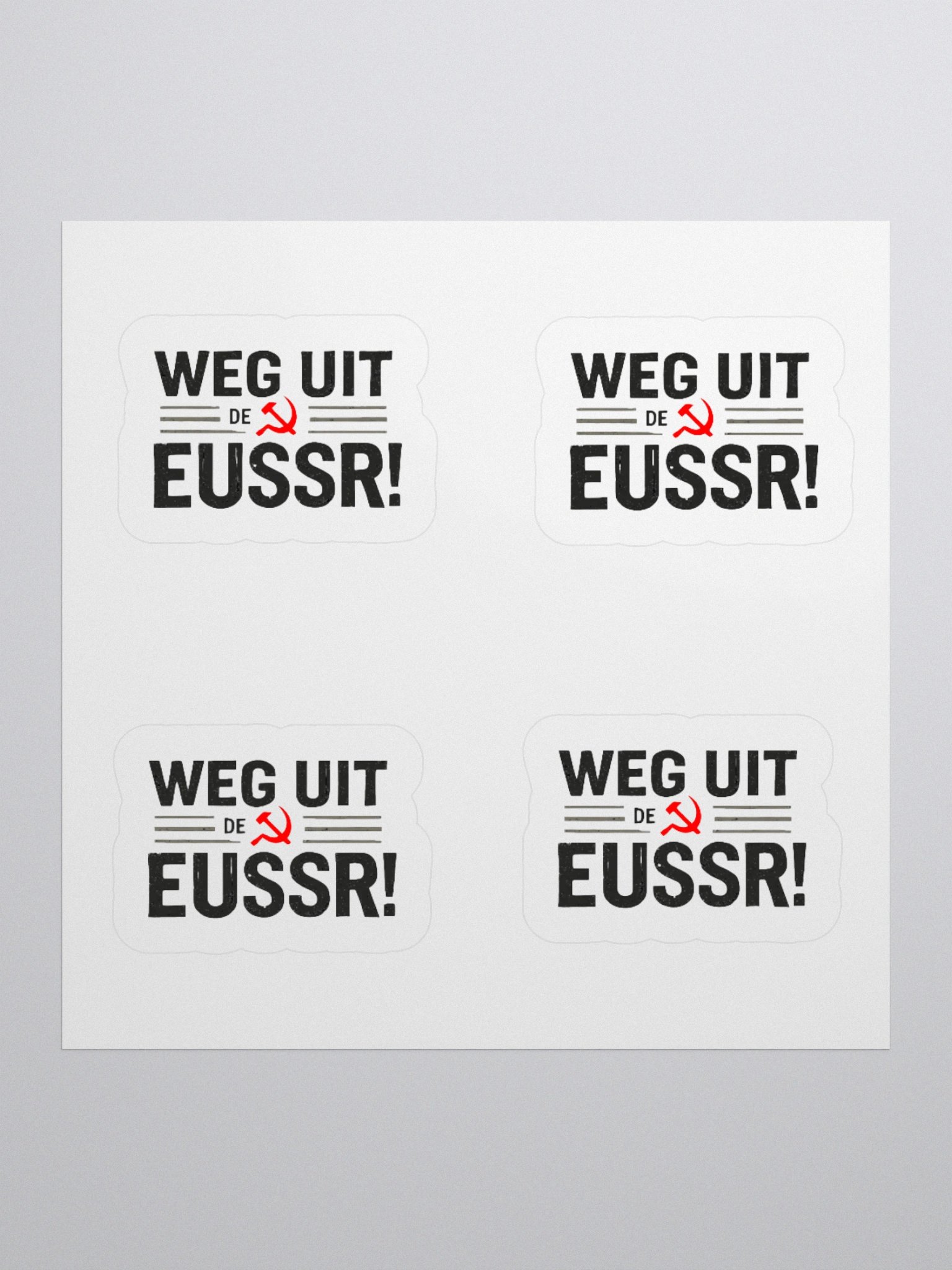 Stickers - Weg Uit De EUSSR 1 product image (1)