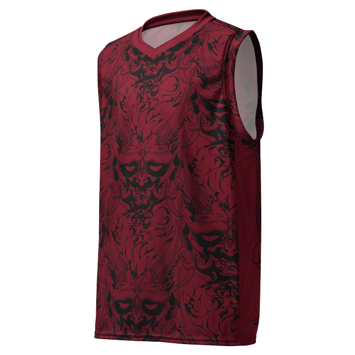 [ ONIFACE ] RED/BLACK Basketball Jersey // SYN product image (1)