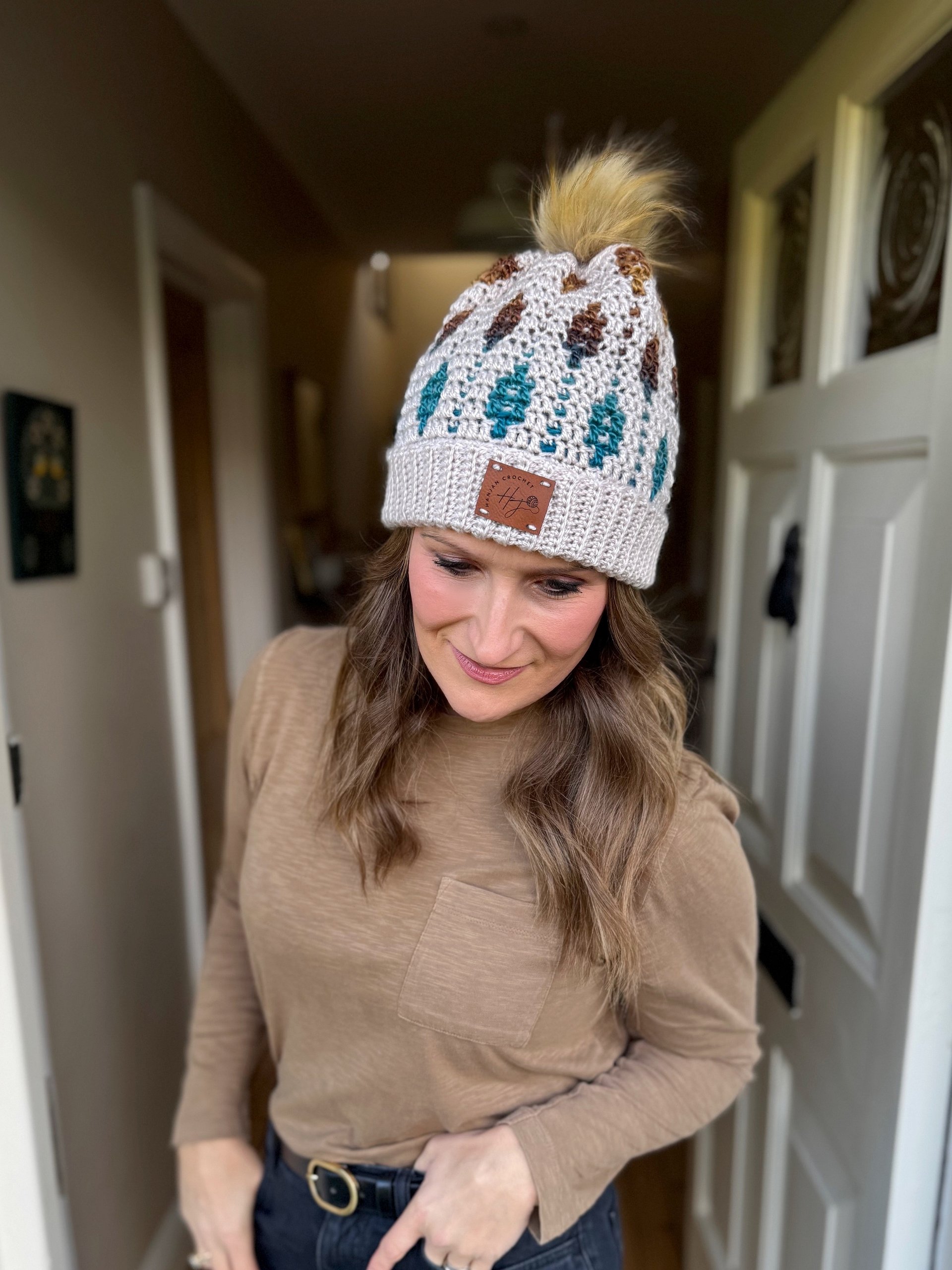 Starlight Hat Crochet Pattern | Mosaic Crochet Beanie Pattern | Overlay Mosaic Crochet | 6 Sizes Baby to Adult product image (11)