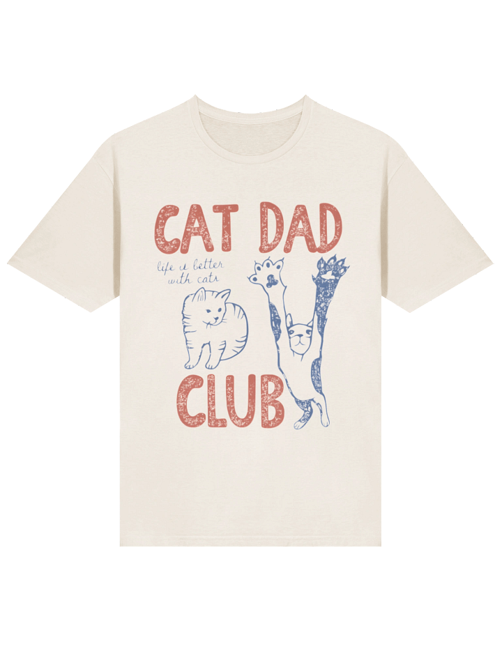 Cat Dad Club T-Shirt product image (2)