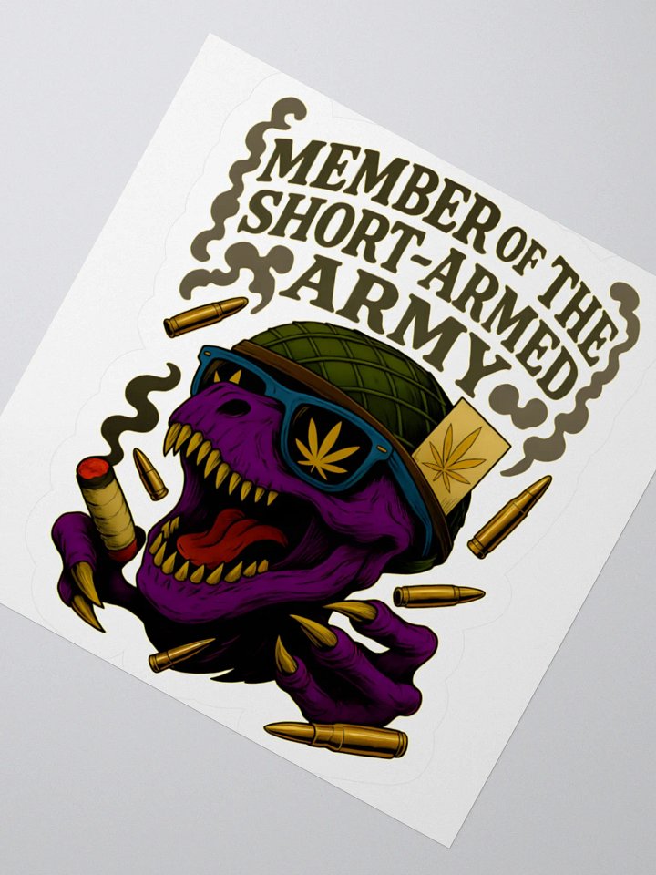 Short-Armed Army Sticker product image (2)