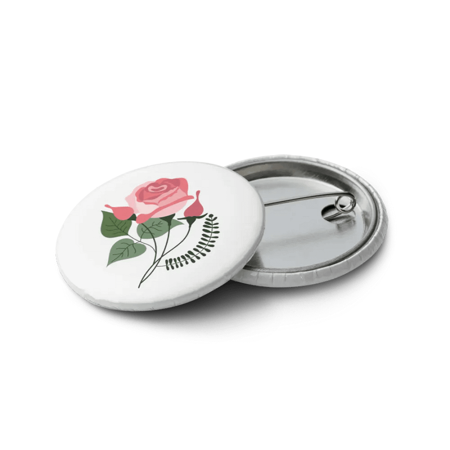 Set of Pin Buttons (floral) product image (12)