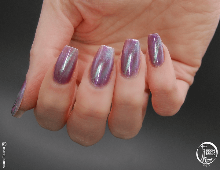 BREAKFAST at the END of TIME - Violet Teal Magnetic Nail Polish product image (2)
