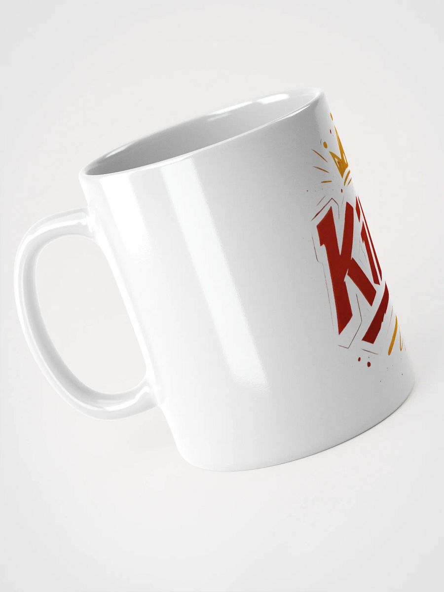 KING Energy White Glossy Mug | Daily Grind Edition product image (7)