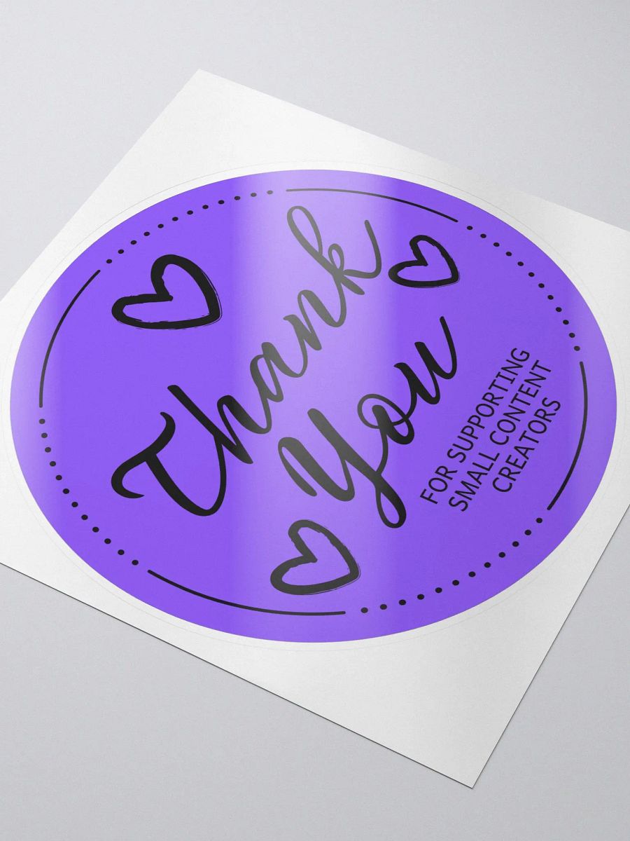 Thank You For Your Support product image (3)