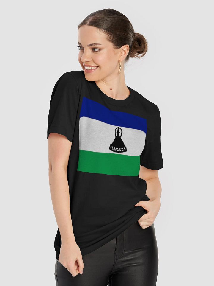Exclusive Supersoft Unisex T-Shirt with Lesotho Flag Design product image (1)