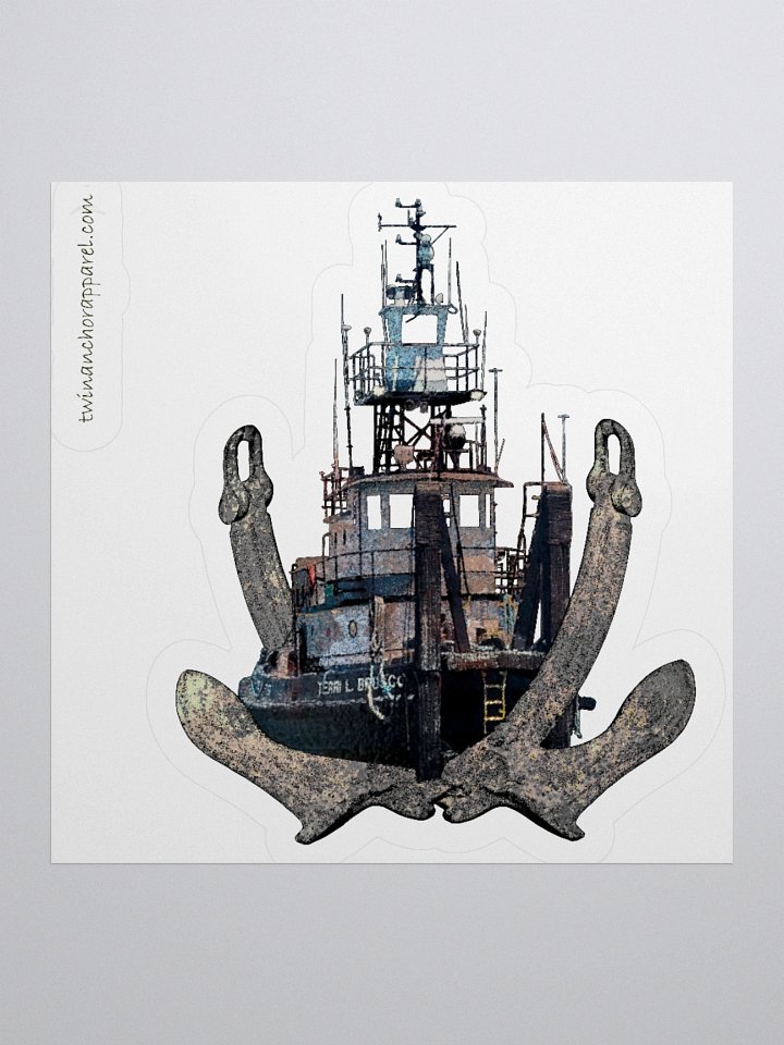 Copy of Twin Anchor & & Terri L. Brusco Kiss Cut Stickers product image (1)