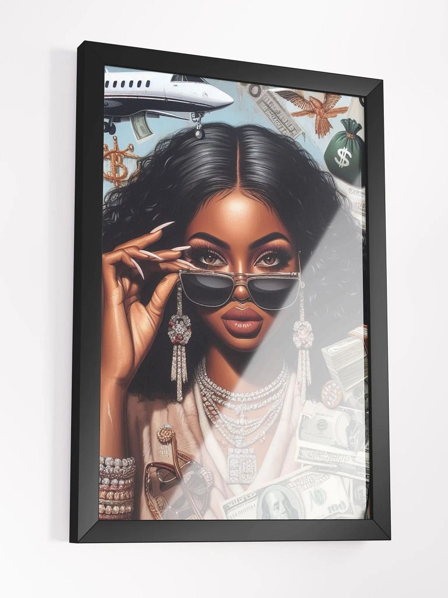 Rich Girl Code Lifestyle Wall Art product image (6)