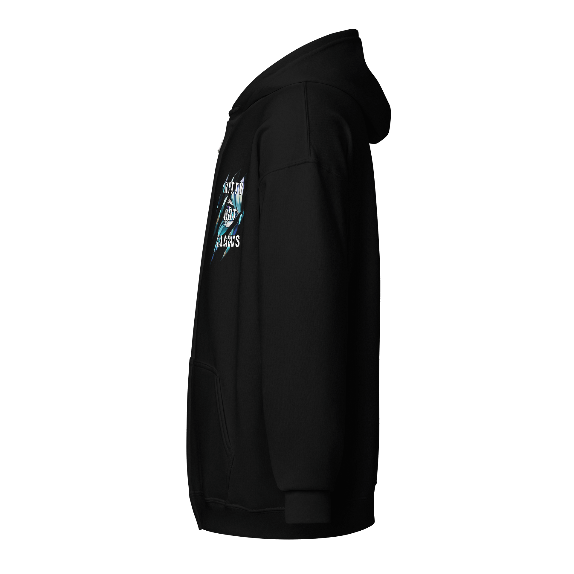 Clawed Typography Zip Hoodie product image (3)