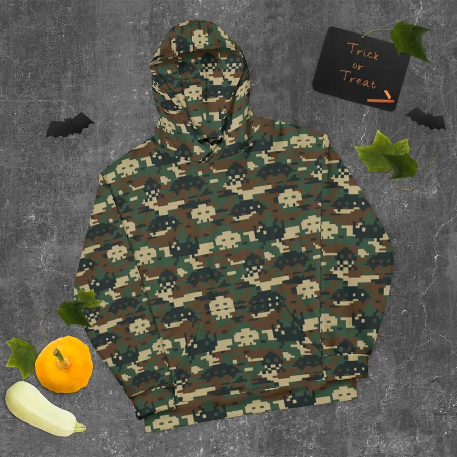 Space Invaders Camo Unisex Hoodie (Primal) product image (9)