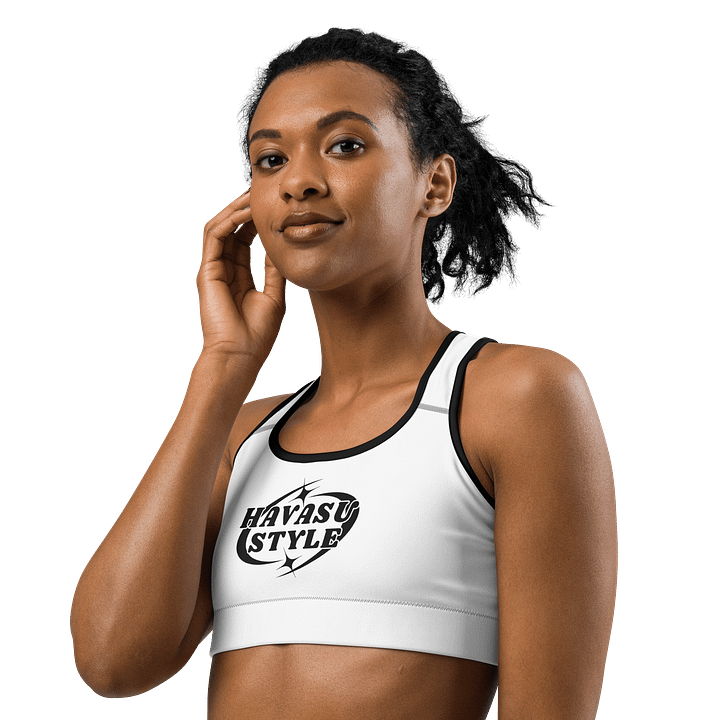Starry Havasu Style Black Logo Sports Bra product image (3)