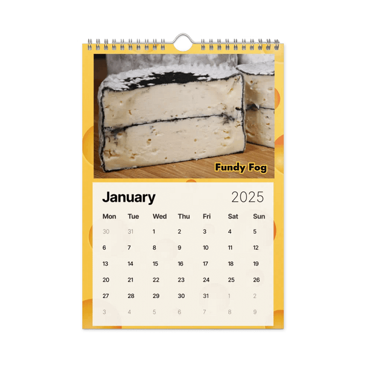 Gavin Webber's Cheese Calendar 2025 product image (2)