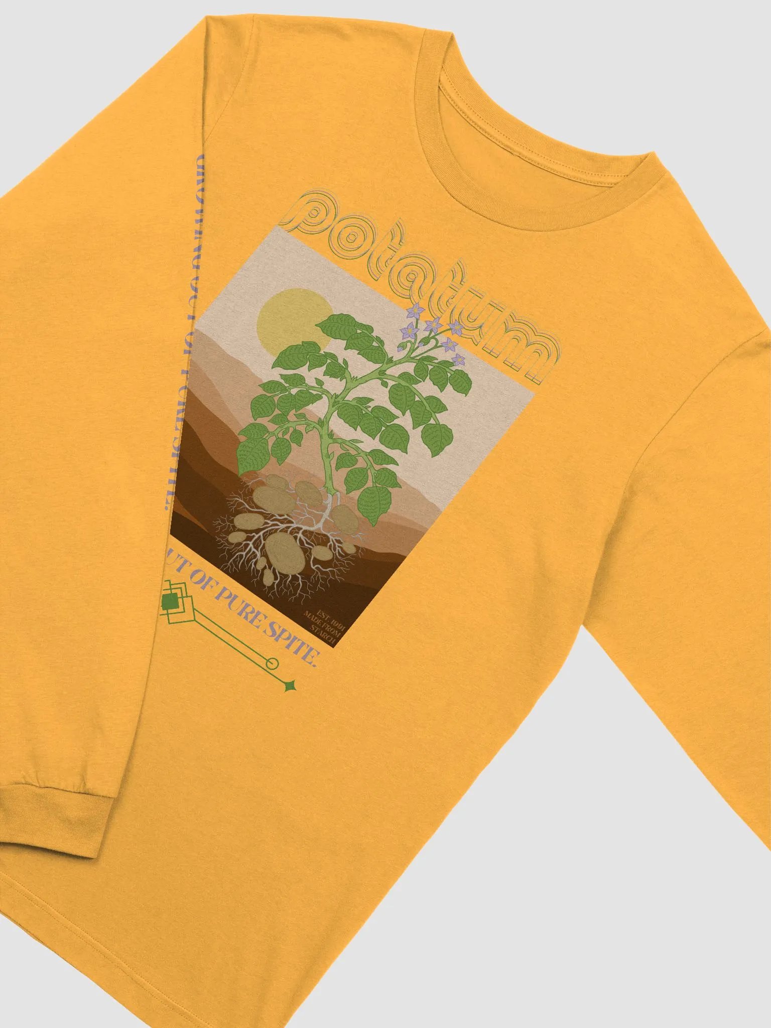 GROWING OUT OF PURE SPITE supersoft long sleeve tee product image (15)