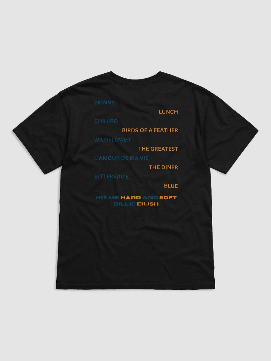 HIT ME HARD AND SOFT BLOHSH X TRACKLIST | T-SHIRT product image (3)