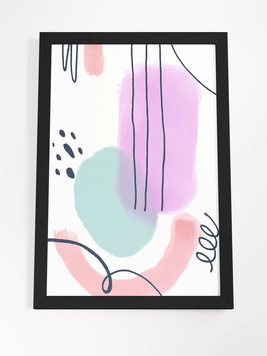 Expressive Abstraction Framed Poster product image (20)