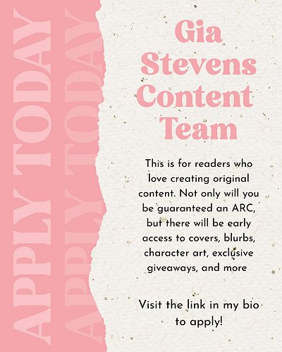 Want to join my content team? 

This is for readers who love creating original content. Not only will you be guaranteed an AR...