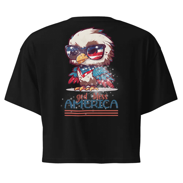 Authentic American Vote Trump Crop Top product image (1)