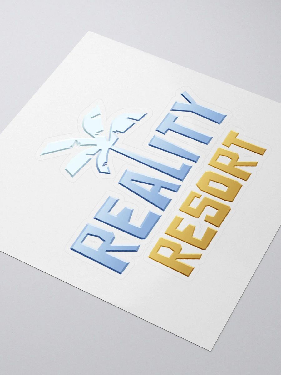 REALITY RESORT Sticker product image (3)