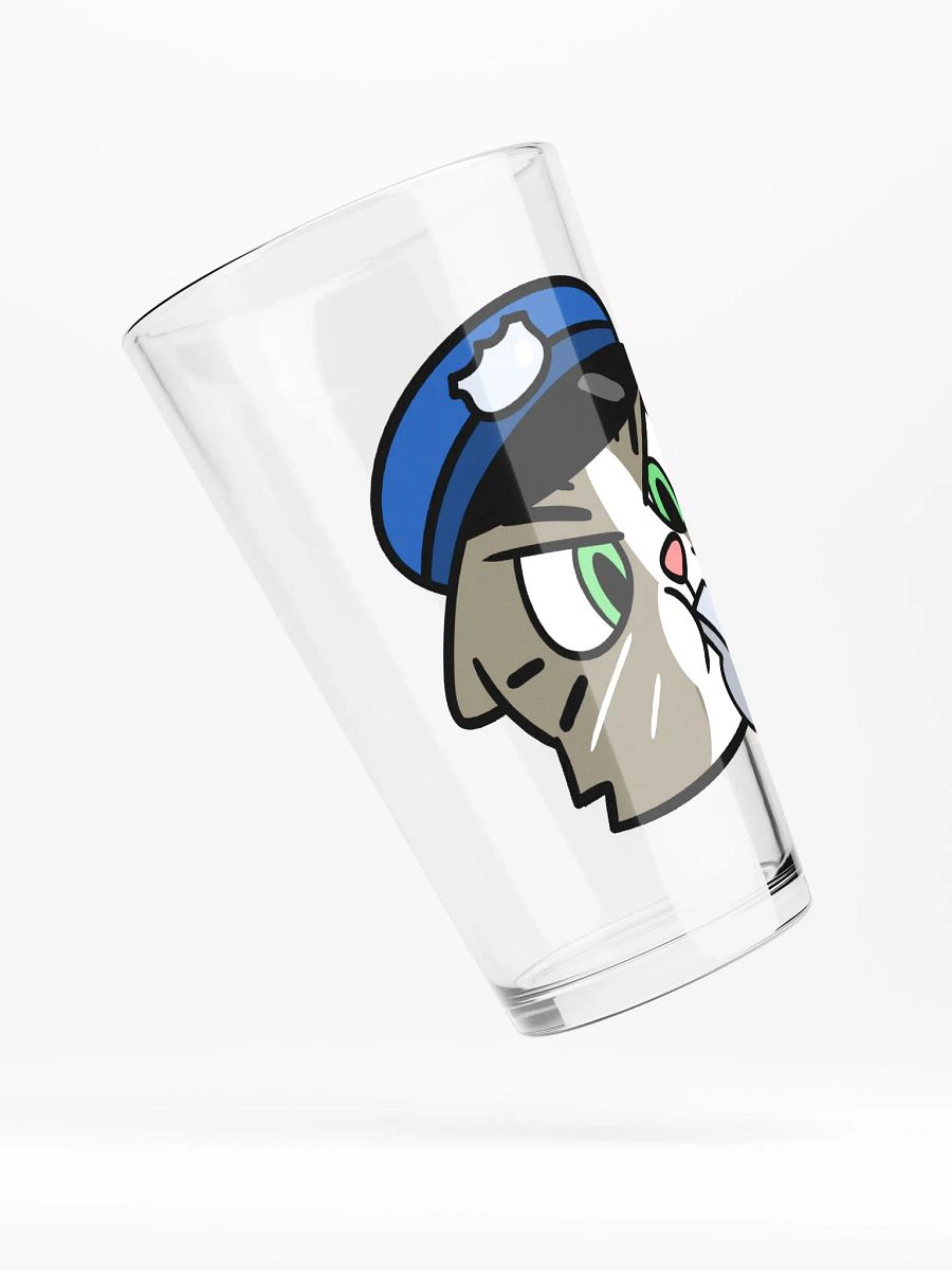 Officer Kitty Cat Pint Glass product image (4)