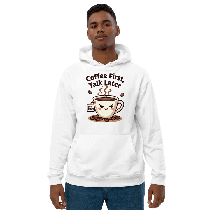 Caffeine Mood Premium Eco Hoodie product image (1)