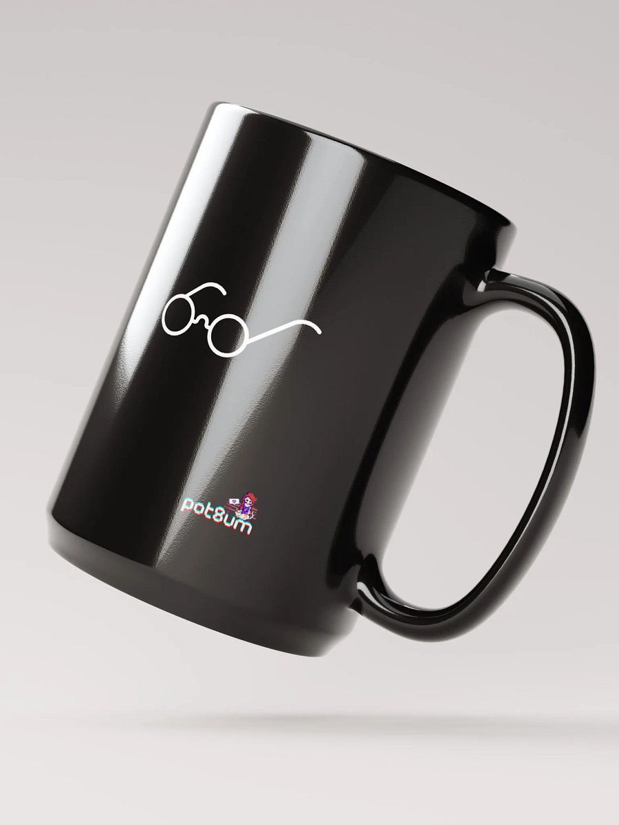 I'M NEARSIGHTED, RICHARD black glossy mug product image (3)