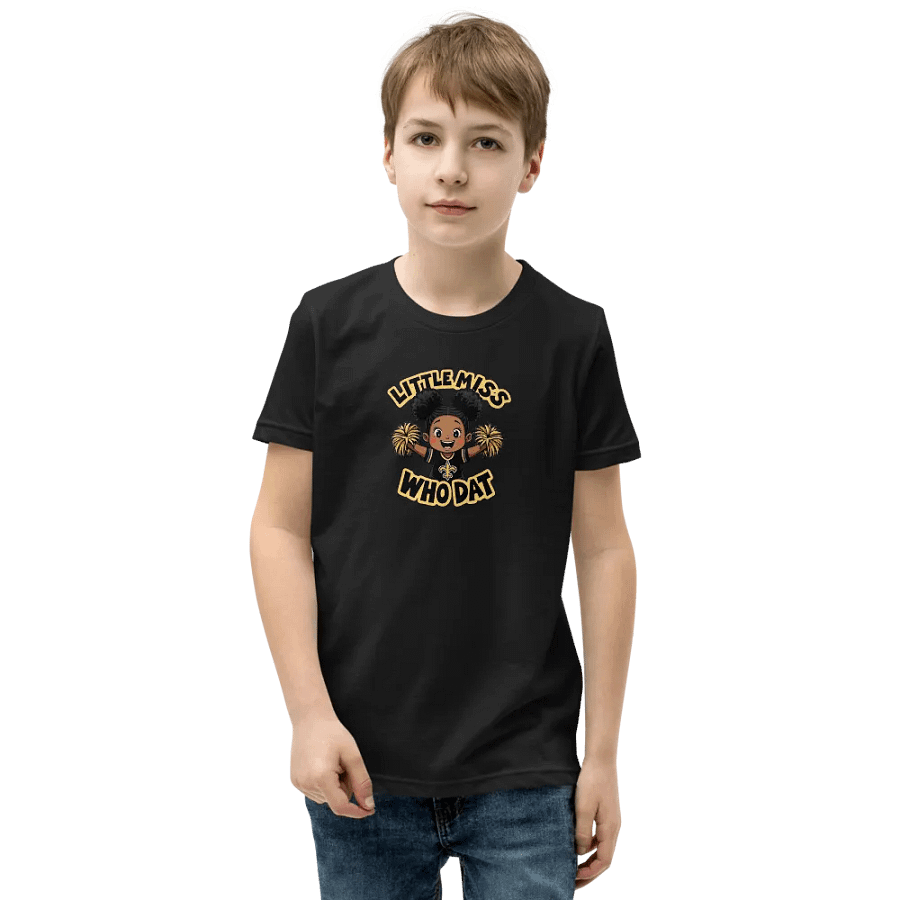 Cheerful Who Dat Youth T-Shirt product image (32)