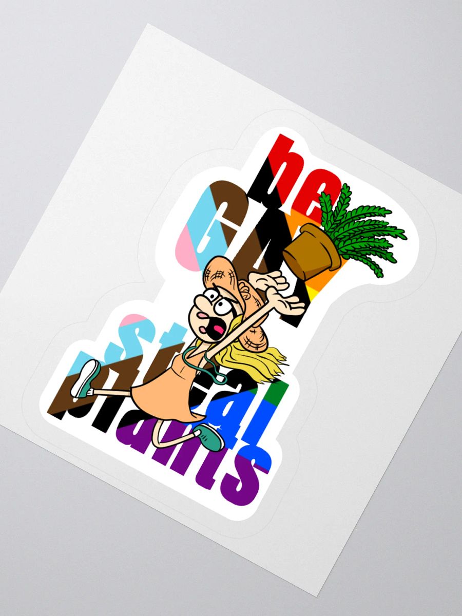 Fern Girl (Rainbow) Sticker product image (2)