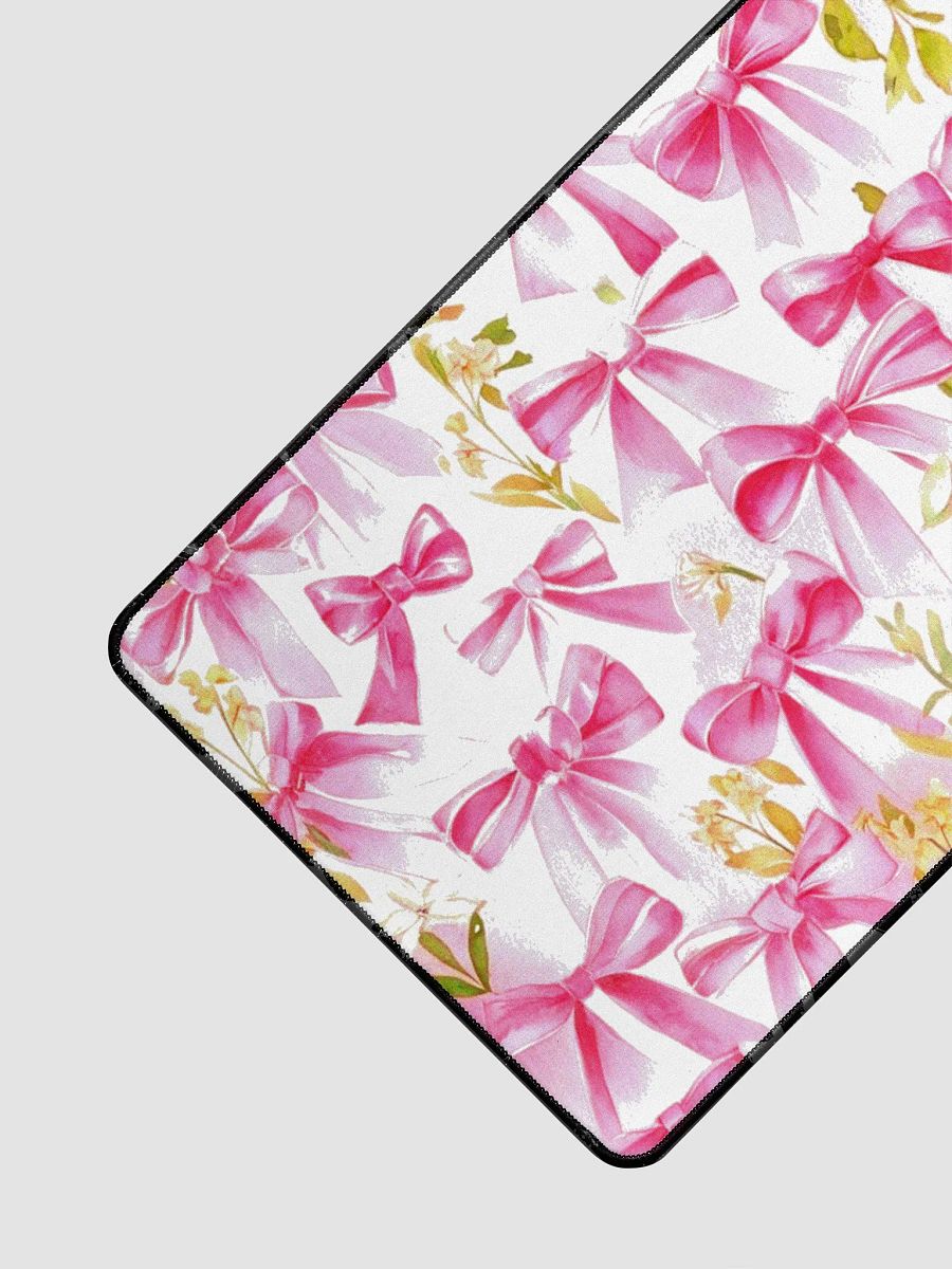 Pink Ribbon Delight Desk Mat product image (3)
