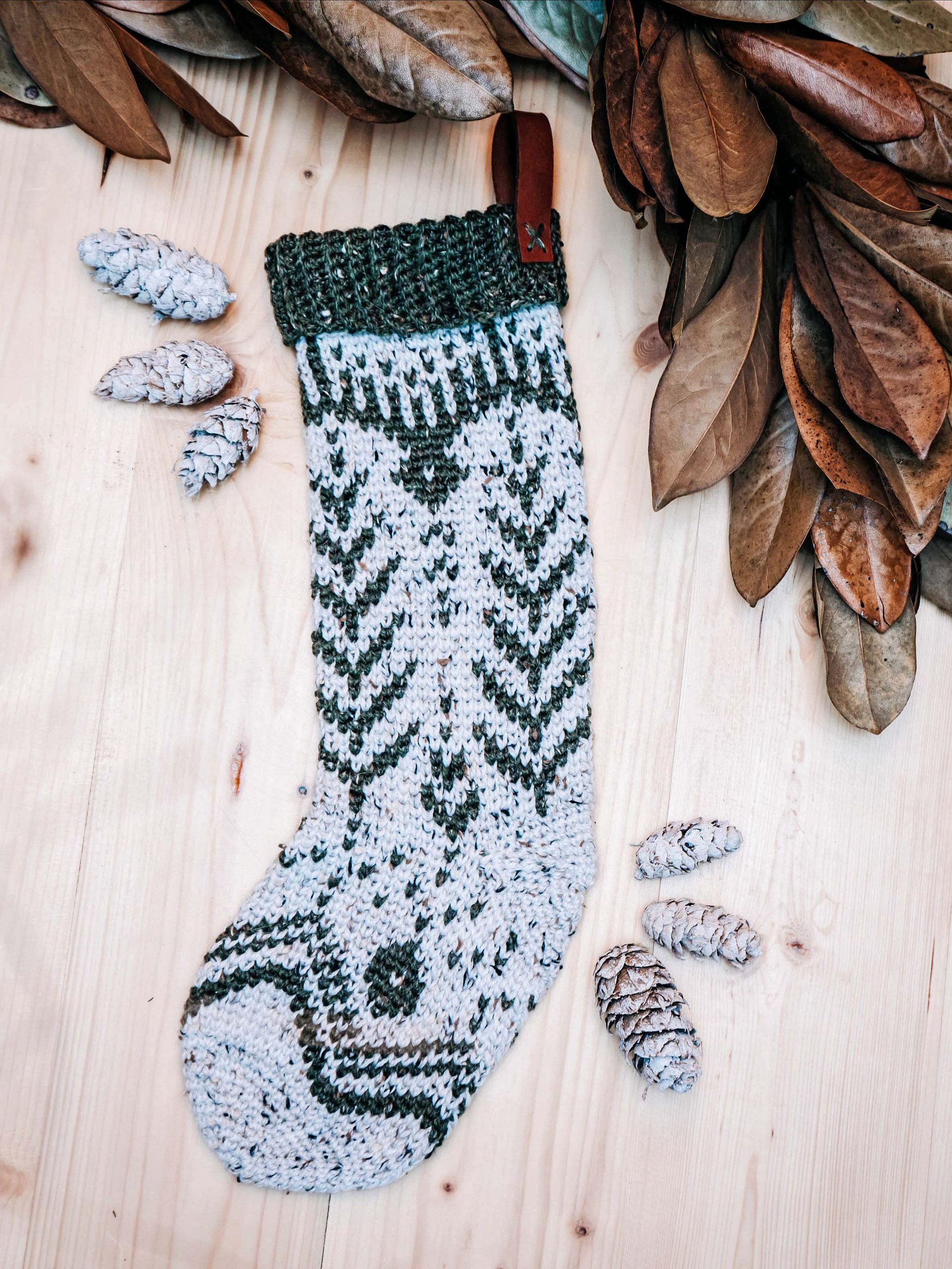 White Spruce Crochet Stocking product image (1)