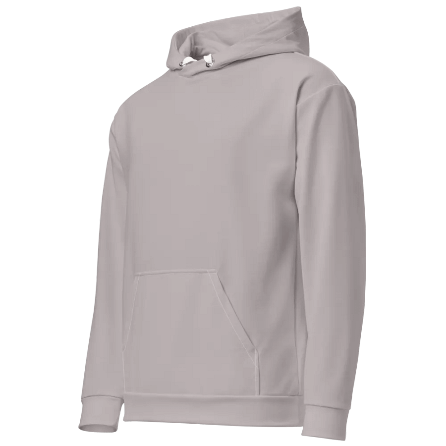 Plain Gray True Summer Unisex Recycled Polyester Heavyweight Premium Hoodie by Treasure Pie product image (3)
